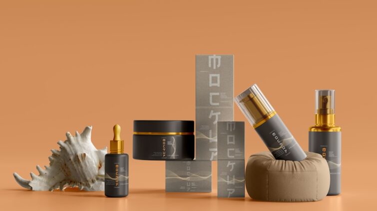 Cover image for how to choose skincare products with a label checklist, cleanser bottle, moisturizer jar, and sunscreen tube